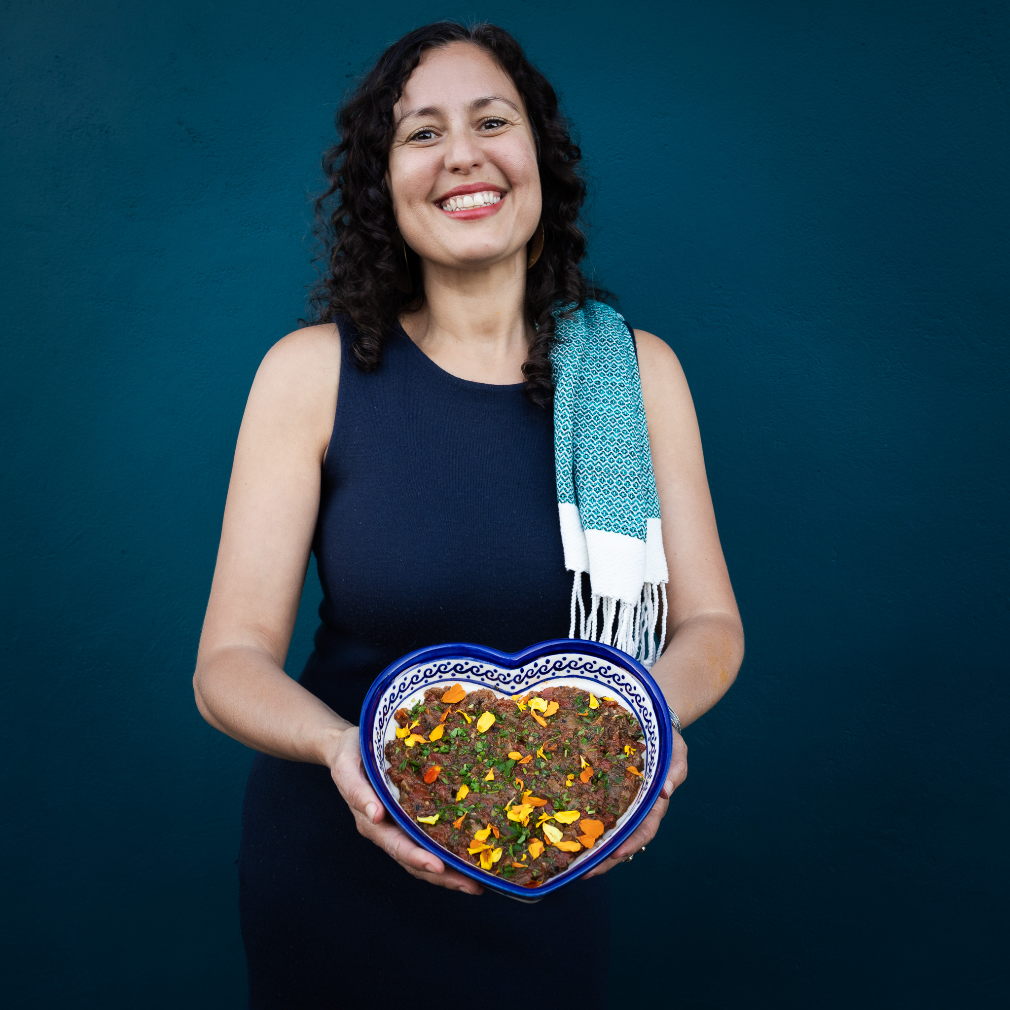 Fresh ingredients being prepared