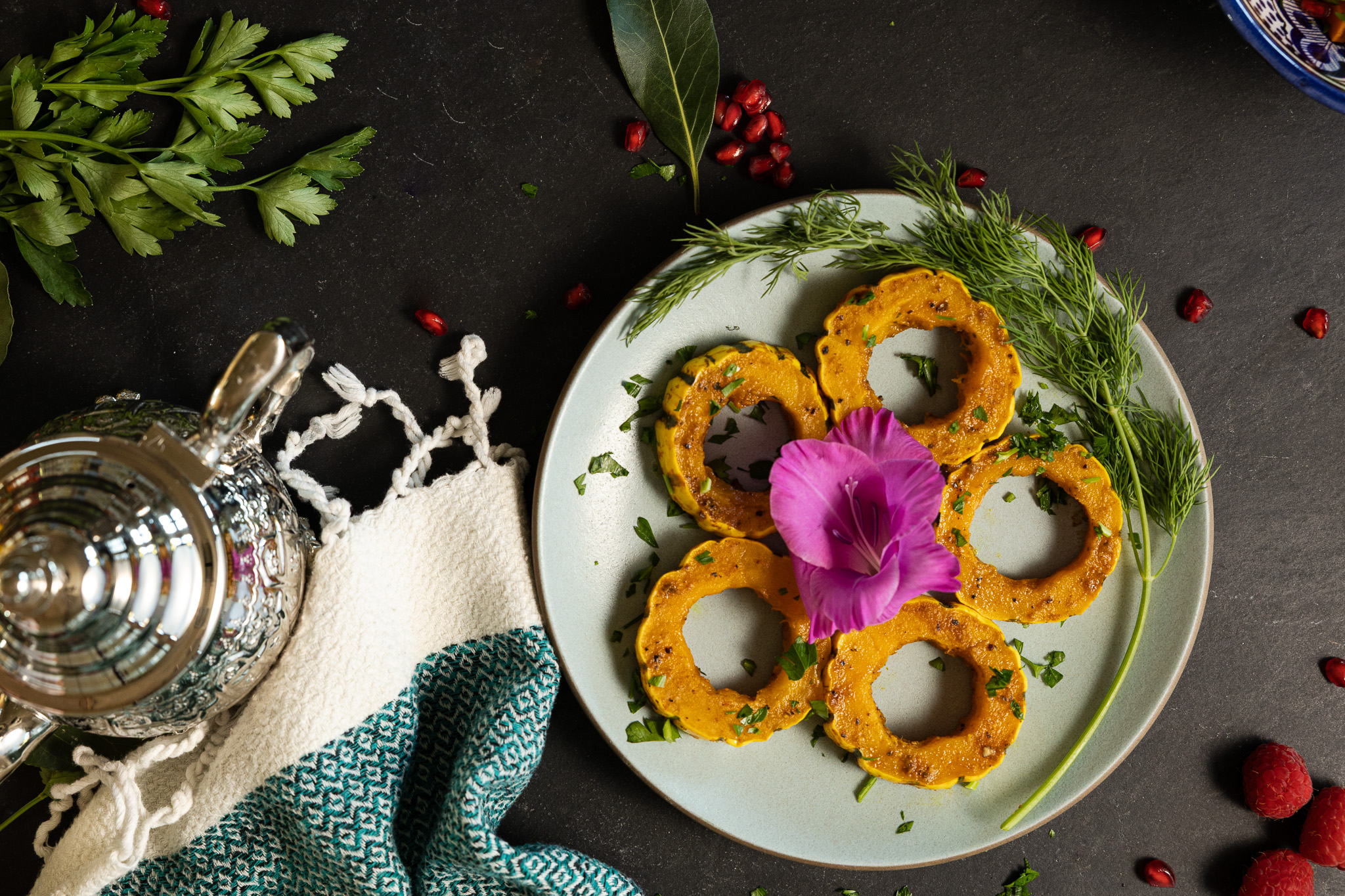 Beautifully plated dish